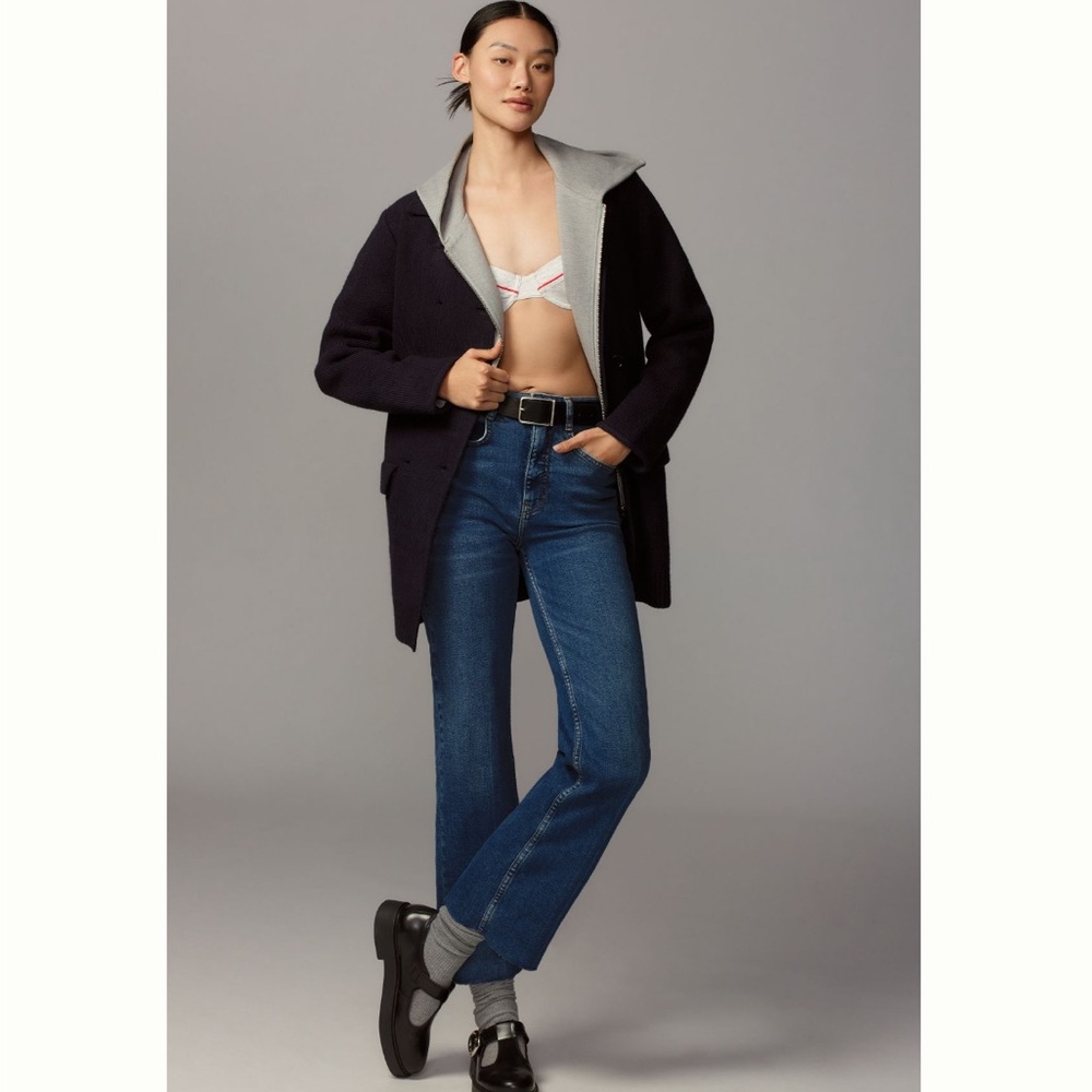 The Annie High Rise Straight Leg Jean by Pilcro 25 TALL